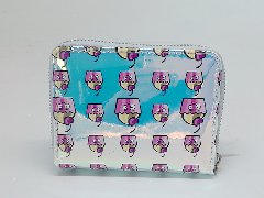 Holographic PU printing wallet